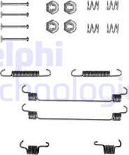 Delphi LY1112 - Accessory Kit, brake shoes autospares.lv