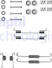 Delphi LY1117 - Accessory Kit, brake shoes autospares.lv