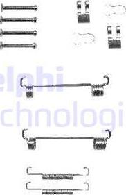 Delphi LY1344 - Accessory Kit, parking brake shoes autospares.lv