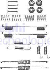 Delphi LY1345 - Accessory Kit, brake shoes autospares.lv