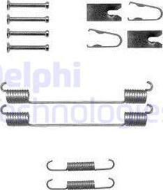 Delphi LY1369 - Accessory Kit, brake shoes autospares.lv