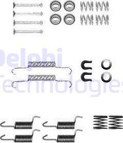 Delphi LY1367 - Accessory Kit, parking brake shoes autospares.lv