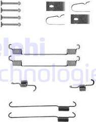 Delphi LY1388 - Accessory Kit, parking brake shoes autospares.lv
