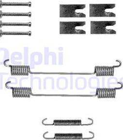 Delphi LY1327 - Accessory Kit, brake shoes autospares.lv