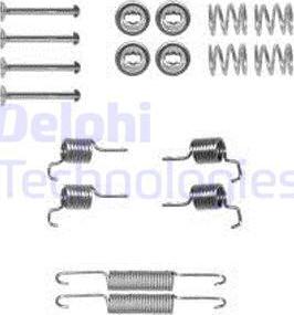 Delphi LY1372 - Accessory Kit, parking brake shoes autospares.lv