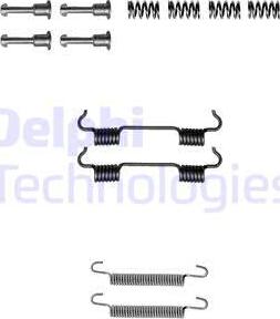 Delphi LY1297 - Accessory Kit, parking brake shoes autospares.lv