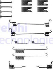 Delphi LY1274 - Accessory Kit, brake shoes autospares.lv