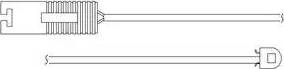 Delphi LZ0143 - Warning Contact, brake pad wear autospares.lv