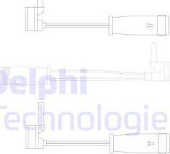 Delphi LZ0163 - Warning Contact, brake pad wear autospares.lv