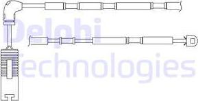 Delphi LZ0182 - Warning Contact, brake pad wear autospares.lv