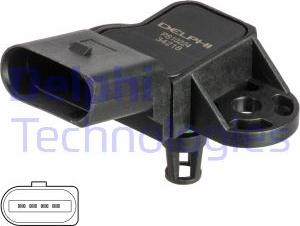 Delphi PS10224 - Air Pressure Sensor, height adaptation autospares.lv