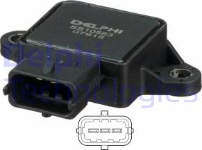 Delphi SS10563-12B1 - Sensor, throttle position autospares.lv