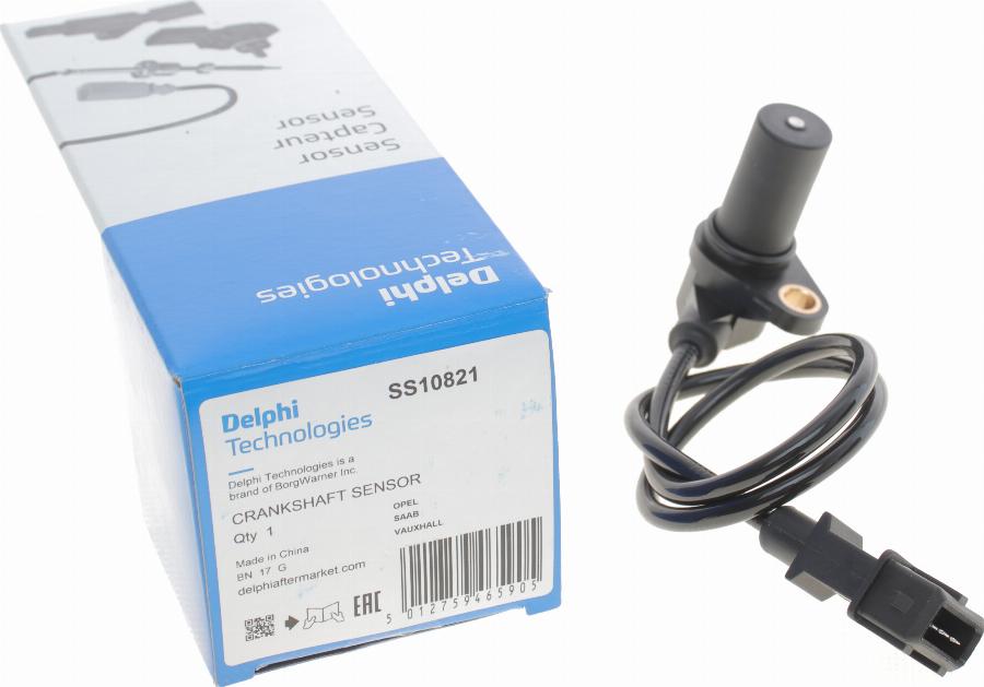 Delphi SS10821 - Sensor, crankshaft pulse autospares.lv