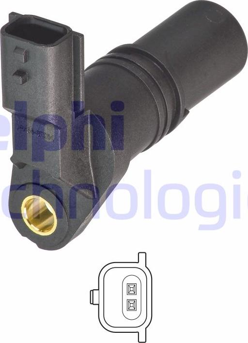 Delphi SS12303-12B1 - Sensor, crankshaft pulse autospares.lv