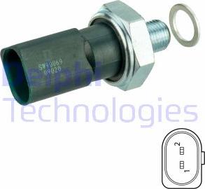 Delphi SW90069 - Sender Unit, oil pressure autospares.lv