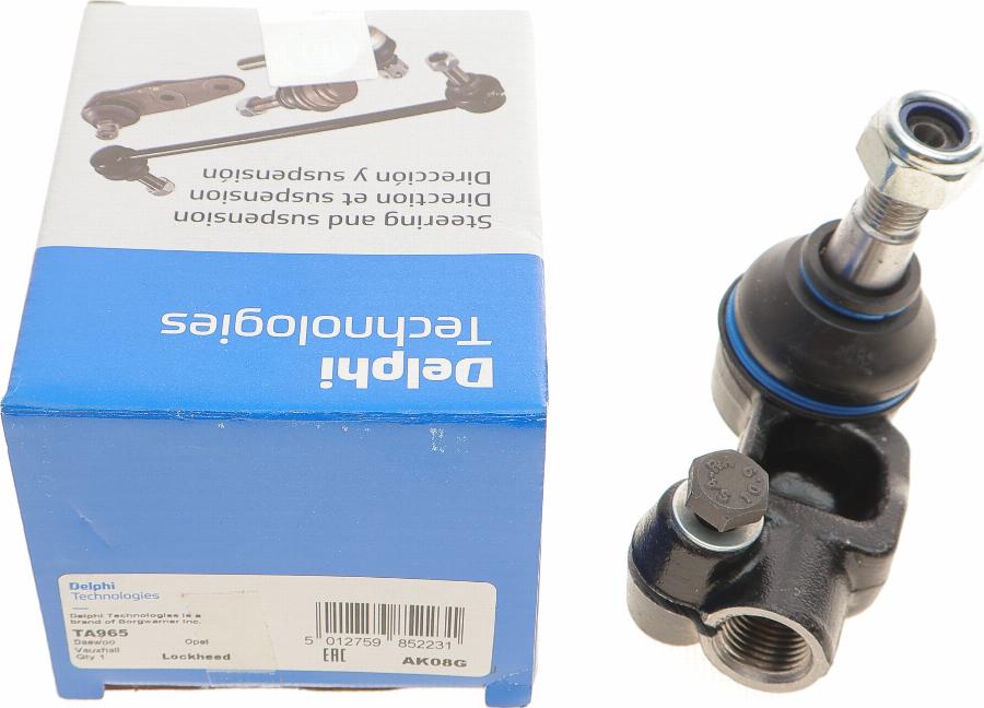 Delphi TA965 - Tie Rod End autospares.lv