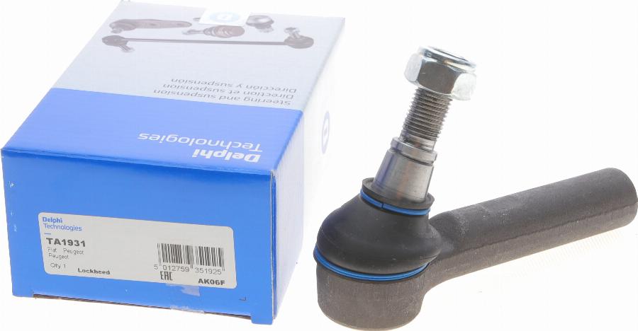 Delphi TA1931 - Tie Rod End autospares.lv