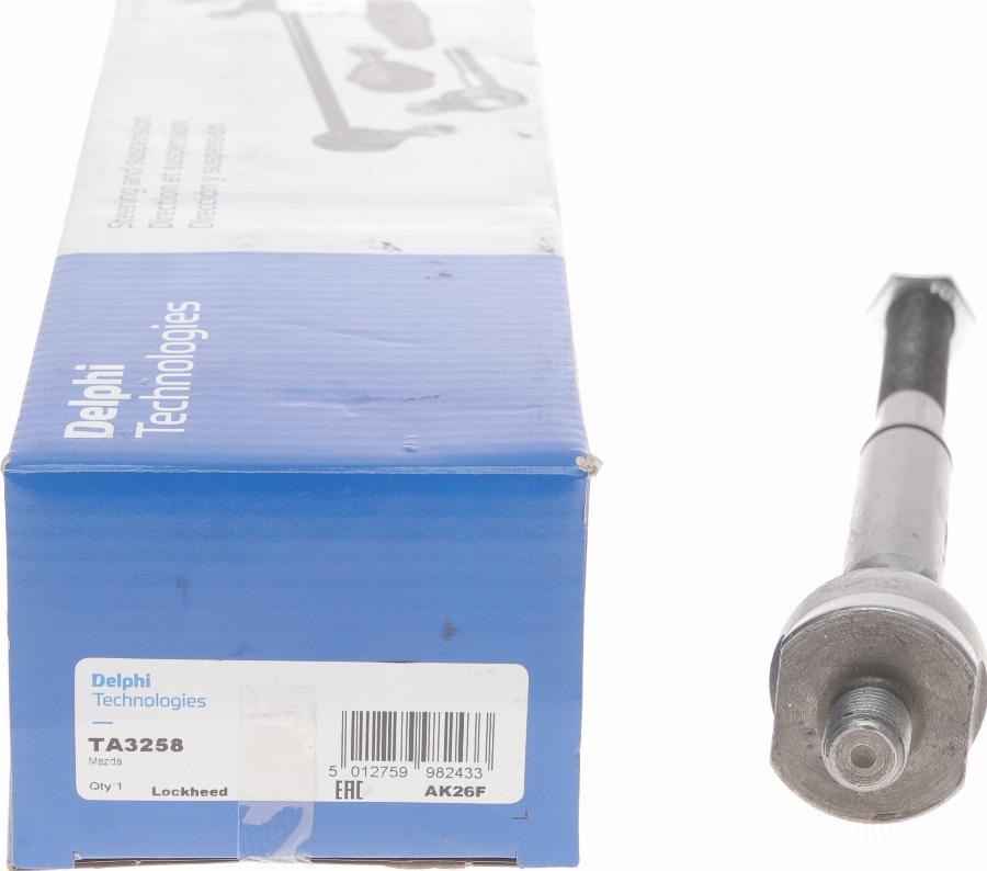 Delphi TA3258 - Inner Tie Rod, Axle Joint autospares.lv