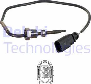 Delphi TS30140 - Sensor, exhaust gas temperature autospares.lv