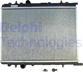 Delphi TSP0524054 - Radiator, engine cooling autospares.lv