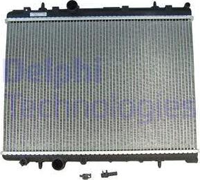 Delphi TSP0524052 - Radiator, engine cooling autospares.lv