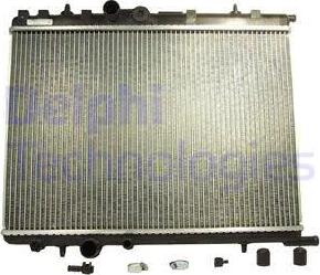 Delphi TSP0524069 - Radiator, engine cooling autospares.lv