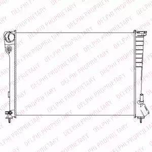 Delphi TSP0524064 - Radiator, engine cooling autospares.lv