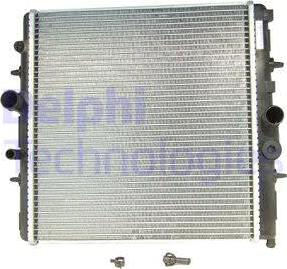 Delphi TSP0524063 - Radiator, engine cooling autospares.lv