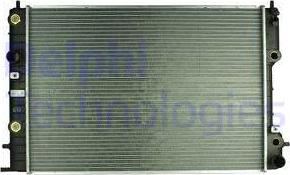 Delphi TSP0524008 - Radiator, engine cooling autospares.lv