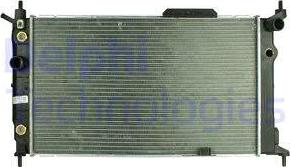 Delphi TSP0524003 - Radiator, engine cooling autospares.lv