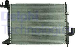 Delphi TSP0524013 - Radiator, engine cooling autospares.lv