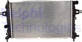 Delphi TSP0524024 - Radiator, engine cooling autospares.lv