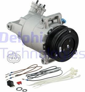 Delphi TSP0155449 - Compressor, air conditioning autospares.lv