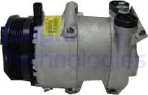 Delphi TSP0155443 - Compressor, air conditioning autospares.lv