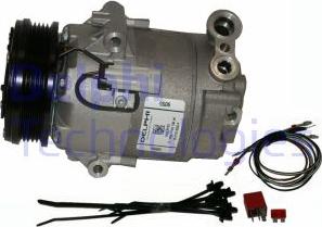 Delphi TSP0155458 - Compressor, air conditioning autospares.lv