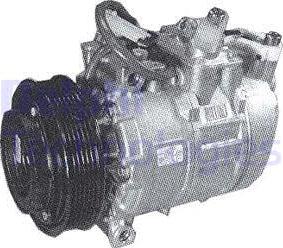 Delphi TSP0155402 - Compressor, air conditioning autospares.lv