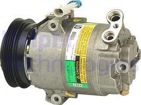 Delphi TSP0155026 - Compressor, air conditioning autospares.lv