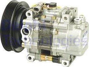 Delphi TSP0155075 - Compressor, air conditioning autospares.lv