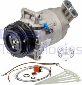 Delphi TSP0155802 - Compressor, air conditioning autospares.lv