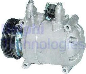 Delphi TSP0155256 - Compressor, air conditioning autospares.lv