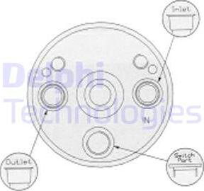 Delphi TSP0175131 - Dryer, air conditioning autospares.lv