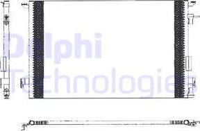 Delphi TSP0225463 - Condenser, air conditioning autospares.lv