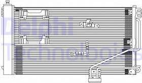 Delphi TSP0225610 - Condenser, air conditioning autospares.lv