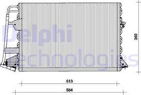 Delphi TSP0225099 - Condenser, air conditioning autospares.lv