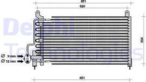 Delphi TSP0225049 - Condenser, air conditioning autospares.lv