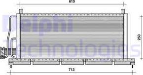 Delphi TSP0225046 - Condenser, air conditioning autospares.lv