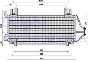 Delphi TSP0225060 - Condenser, air conditioning autospares.lv