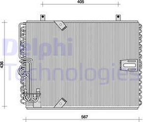 Delphi TSP0225015 - Condenser, air conditioning autospares.lv