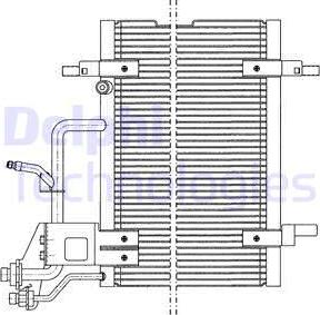 Delphi TSP0225011 - Condenser, air conditioning autospares.lv