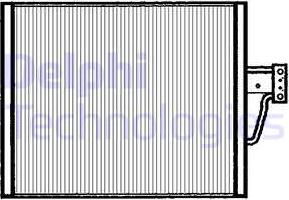 Delphi TSP0225018 - Condenser, air conditioning autospares.lv